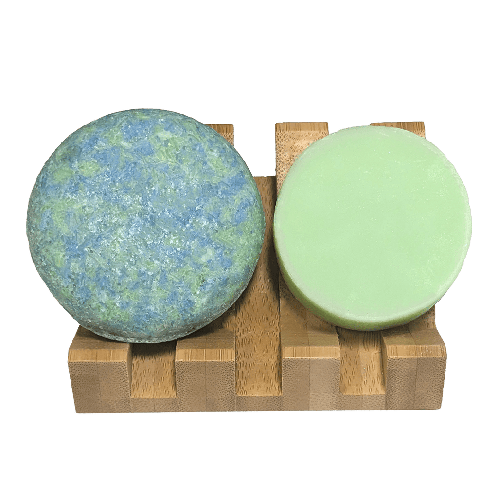 Angled Bamboo Soap Dish