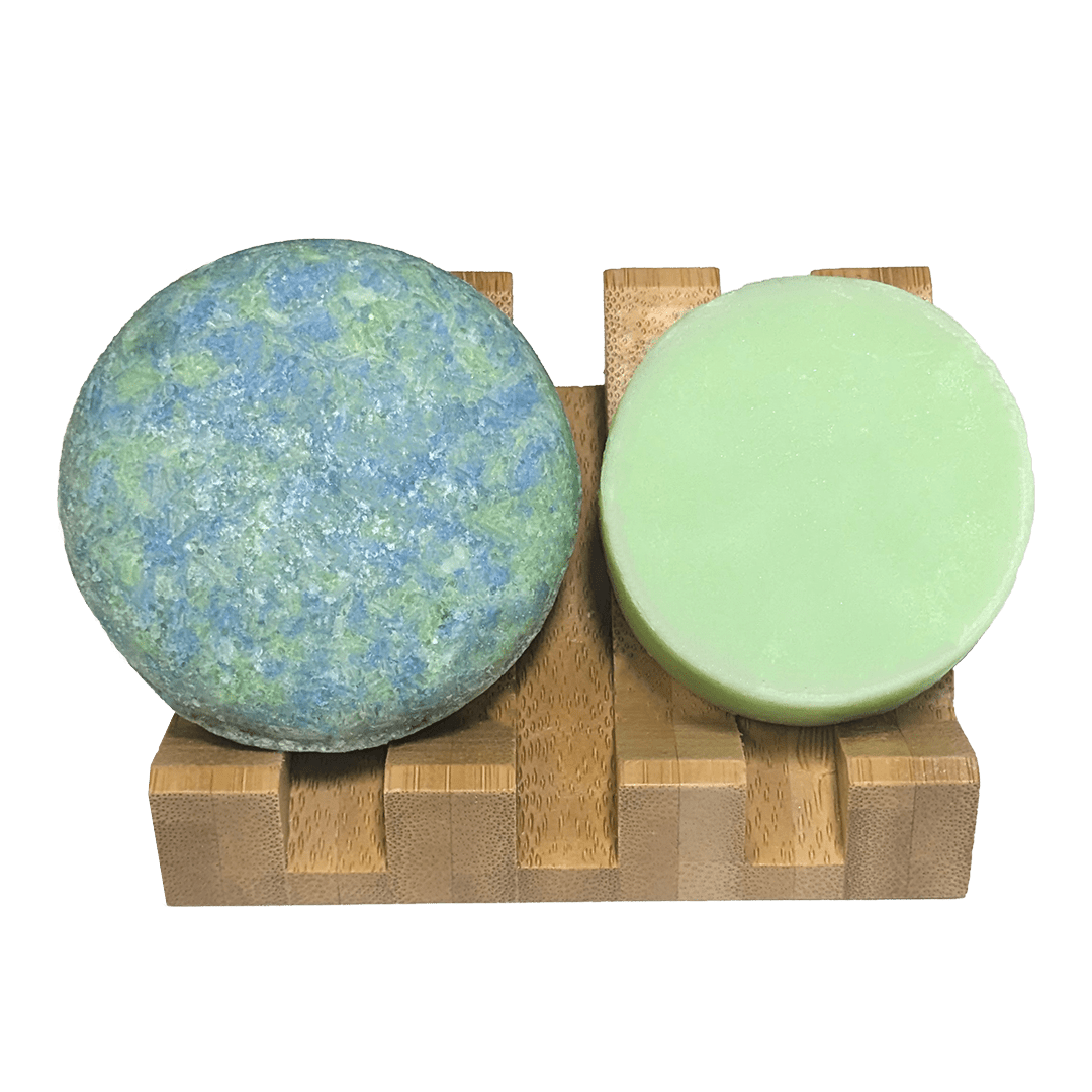 Angled Bamboo Soap Dish